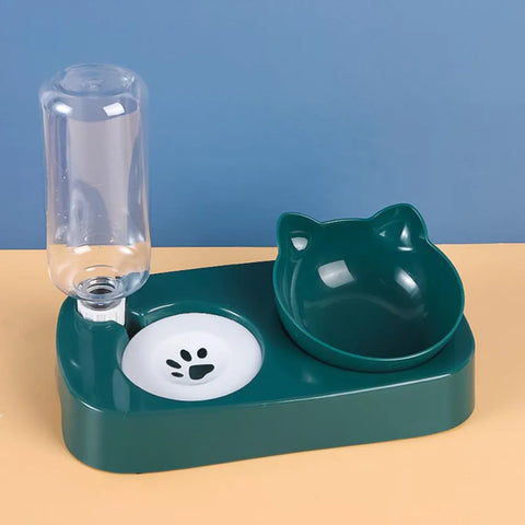 Double Cat Bowls