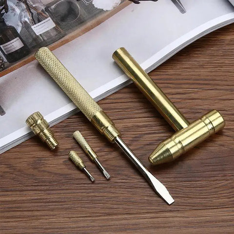 5 In 1 Multifunction Mini Craft Hammer Screwdriver Set