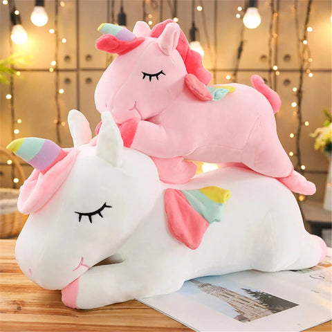 25CM Kawaii Lying Unicorn Plush Toy