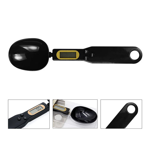 500g/0.1g Portable LCD Digital Kitchen Scale Measuring Spoon