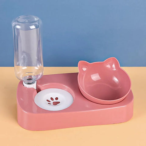 Double Cat Bowls