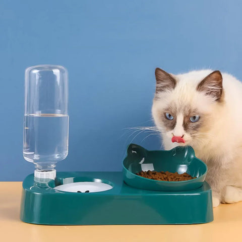 Double Cat Bowls