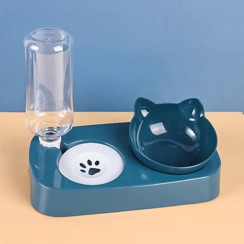 Double Cat Bowls
