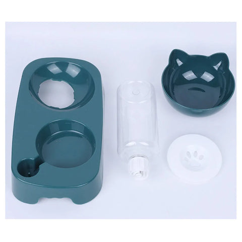 Double Cat Bowls