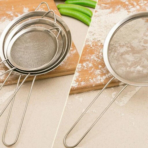 3pcs/set Stainless Steel  Wire Fine Mesh